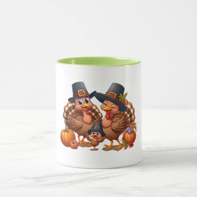 Cute Turkey Mug #3 (Center)