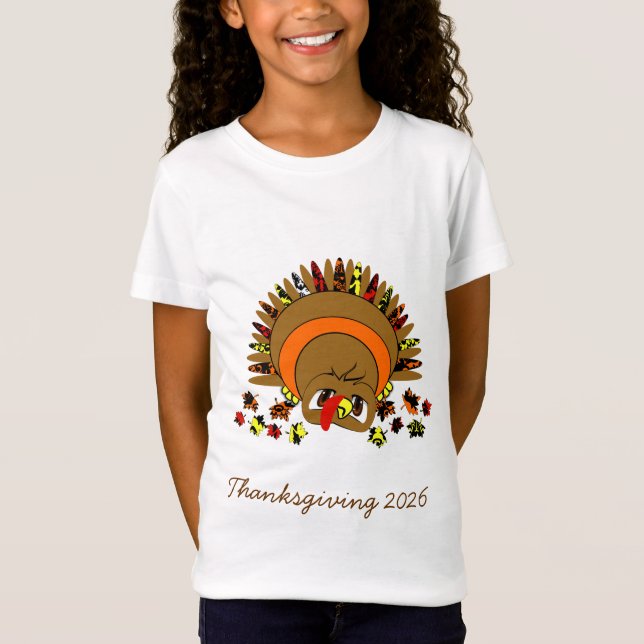 Cute Turkey T-Shirt (Front)