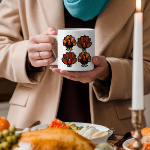Cute Turkey Thanksgiving Coffee Mug