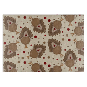Cute Turkey Thanksgiving  Cutting Board