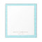 Cute Turquoise Lattice Pattern Notepad