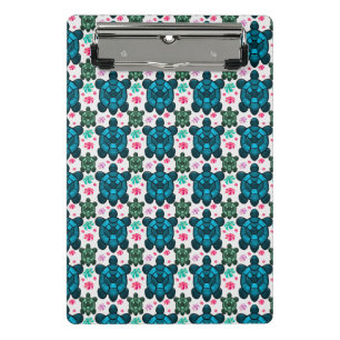 Cute Turtle and Floral Seamless Pattern  Notebook Mini Clipboard