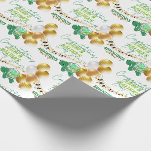 Cute Turtle Baby Shower Wrapping Paper