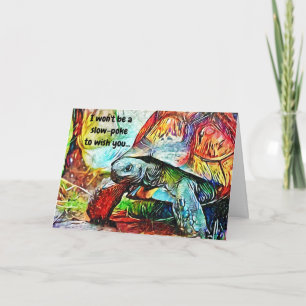 Cute Turtle Birthday Card