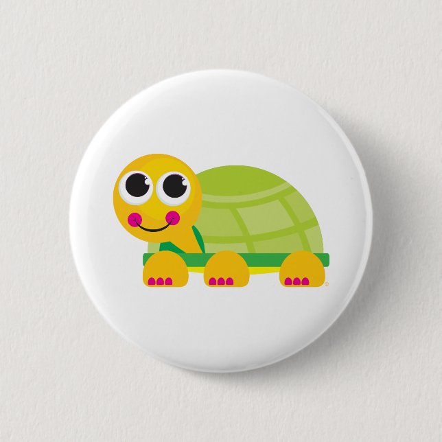 Cute Turtle Button (Front)