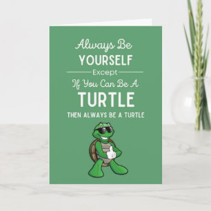 Cute Turtle Cards Funny Humor Animal Reptile Lover