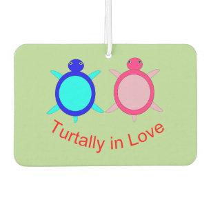 Cute Turtle Couple Car Air Freshener
