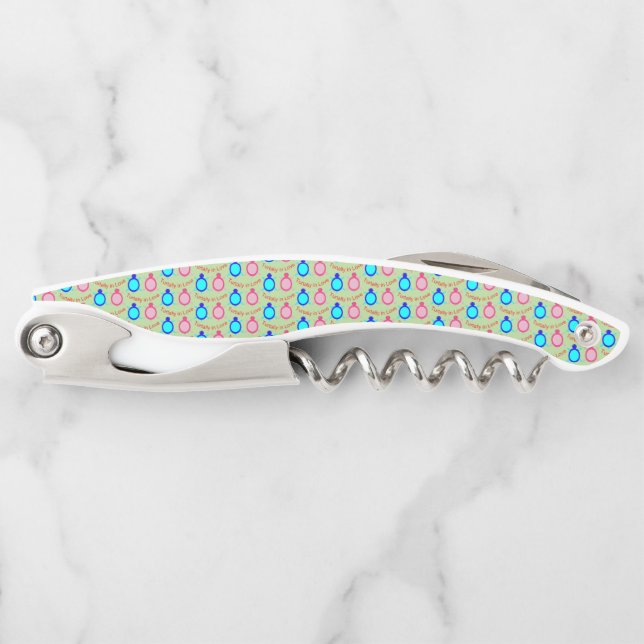 Cute Turtle Couple Corkscrew (Front)