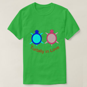 Cute Turtle Couple Mens T Shirt