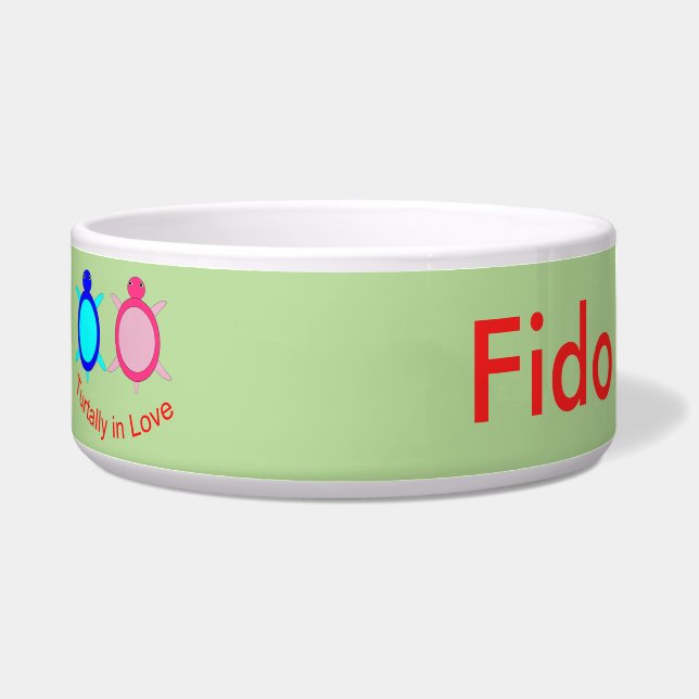 Cute Turtle Couple Personalised (Left)