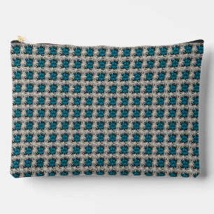 Cute Turtle Floral pattern Accessory Pouch
