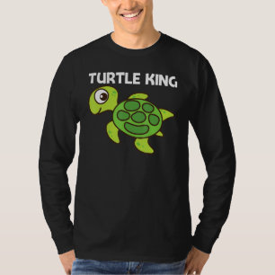 Cute Turtle For Men Dad Sea Turtle Reptile Animal T-Shirt