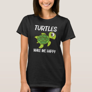 Cute Turtle For Men Women Sea Turtle Reptile Anima T-Shirt