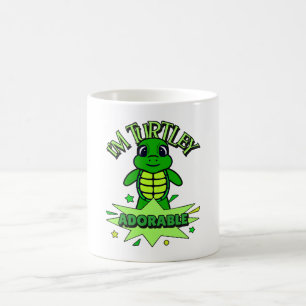 Cute Turtle Funny Quote Turtley Adorable Coffee Mug