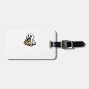 Cute Turtle Ghost Costume � Adorable Halloween Tri Luggage Tag