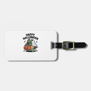 Cute Turtle Ghost Costume � Adorable Halloween Tri Luggage Tag