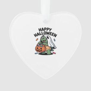 Cute Turtle Ghost Costume � Adorable Halloween Tri Ornament