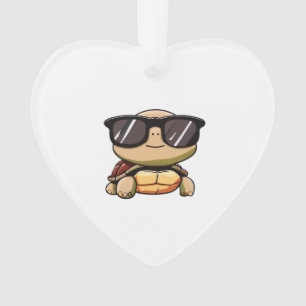 Cute Turtle Halloween 2023 sunglasses Costume Over Ornament