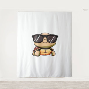 Cute Turtle Halloween 2023 sunglasses Costume Over Tapestry