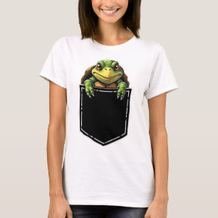 Cute Turtle In The Pocket Funny Halloween Outfit C T-Shirt