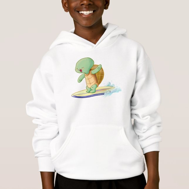 Cute Turtle Kawaii Hoodie (Front)