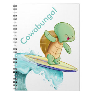 Cute Turtle Kawaii Spiral Photo Notebook