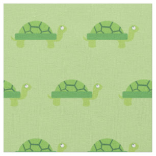 Cute Turtle Kid Baby Nursery Light Green Tortoise Fabric