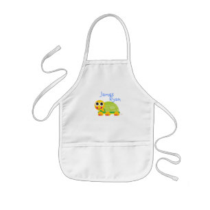 Cute Turtle Kids Apron