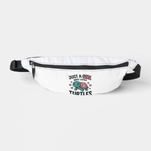 Cute Turtle Lover Girl Vintage Engraving Shirt Des Bum Bags