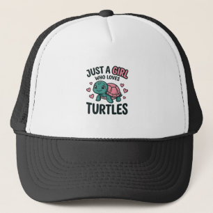 Cute Turtle Lover Girl Vintage Engraving Shirt Des Trucker Hat