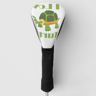 Cute Turtle loving Kid Reptile Fan Golf Head Cover