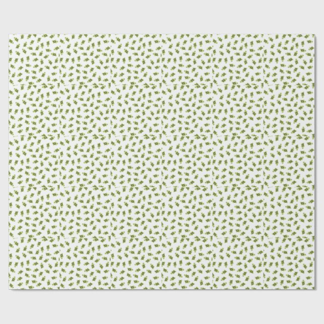 Cute turtle pattern  wrapping paper (Flat)