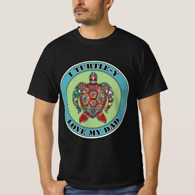 Cute turtle ‘play on words’ T-Shirt (Front)