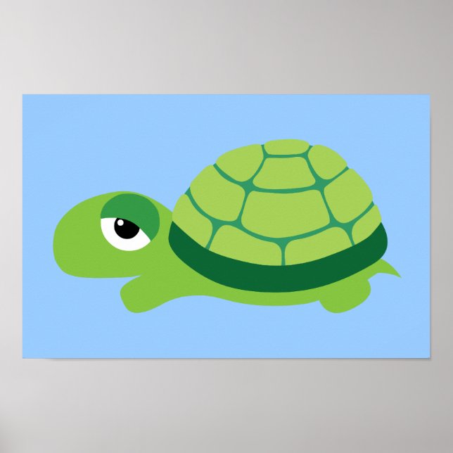 Cute Turtle Poster (Front)