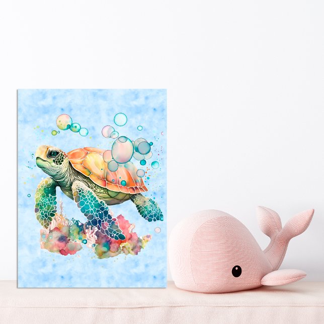 Cute turtle poster (Creator Uploaded)
