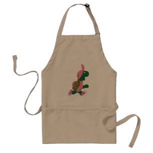 Cute Turtle Runner in PInk Standard Apron