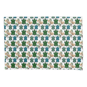 Cute Turtle Seamless Pattern   Ocean Animal Repeat Pillowcase