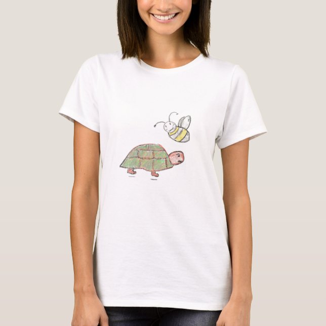 Cute Turtle  T-Shirt (Front)