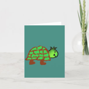 Cute Turtle Thank You Card
