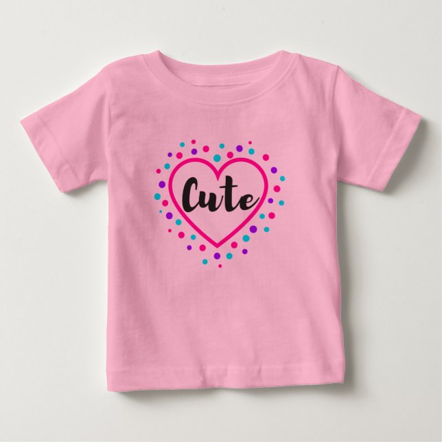 Cute Tutu Baby T-Shirt (Front)