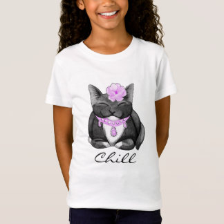 Cute Tuxedo Kitty Tee Shirt