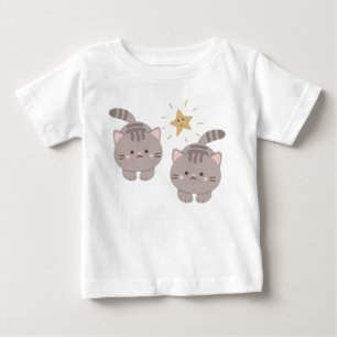 Cute twin kitties baby T-Shirt