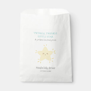 Cute Twinkle Little Star Nursery Rhyme Baby Shower Favour Bags