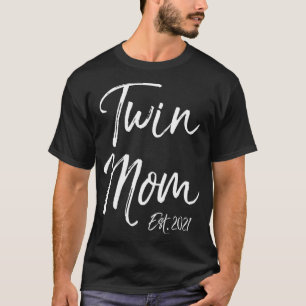Cute Twins Mother's Day Gift for New Moms Twin Mum T-Shirt
