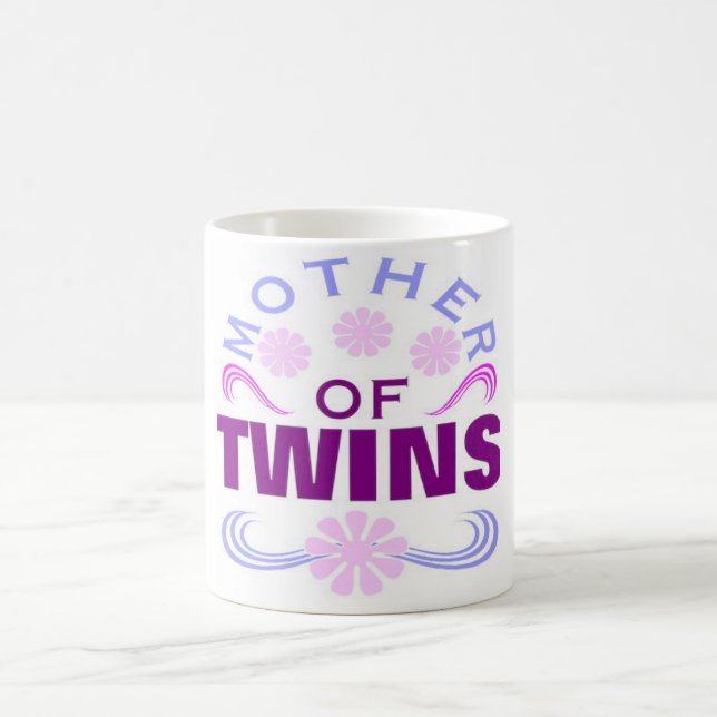 cute twins mum coffee mug (Center)