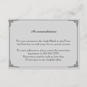 Cute Two Grooms Kissing Gay Wedding Insert Invitation