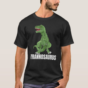 Cute Types Of Dinosaurs Reptile Animal Graphic T-Shirt