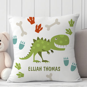 Cute Tyrannosaurus Dinosaur Custom Personalised Cushion