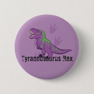 Cute Tyrannosaurus Rex 6 Cm Round Badge