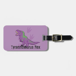 Cute Tyrannosaurus Rex Luggage Tag